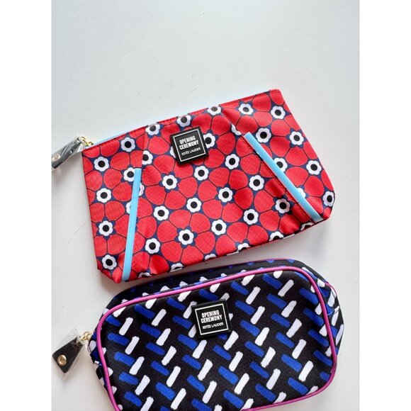 Lot of 2 New OPENING CEREMONY x Estee Lauder Toiletry Cosmetic Bags - Picture 2 of 4